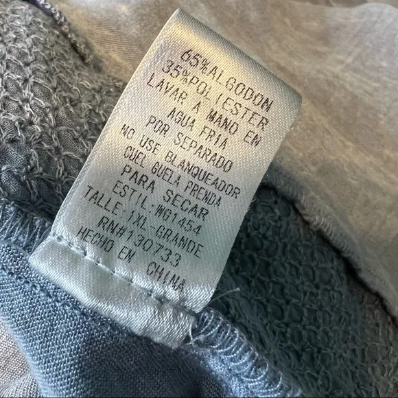 Umgee Blue Chambray Shirt Top Size 1XL - Picture 8 of 9